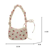 Strawberry Print Corduroy Mini Tote thumbnail 6