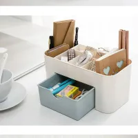 5-Compartment Plastic Organizer with Drawer thumbnail 6