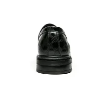 British Style Emerald Pointed Leather Loafers thumbnail 4