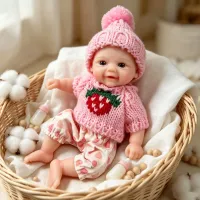 6" Silicone Reborn Doll Vivienne thumbnail 1