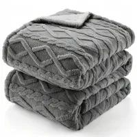 Milk Velvet Electric Heated Blanket Throw thumbnail 1