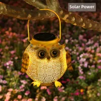Owl Solar Lantern Outdoor Light thumbnail 2