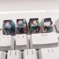 4-Key Anime PBT Keycap Set thumbnail 3
