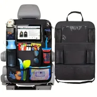Car Back Seat Organizer with Mesh Pockets thumbnail 5