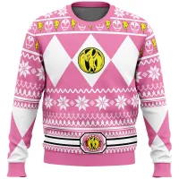 Power Rangers Ugly Christmas Hoodie thumbnail 3