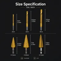 Titanium Coated Drill Bit Set 6-Piece thumbnail 2