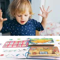 Yeahbo Montessori Busy Book for Toddlers thumbnail 5