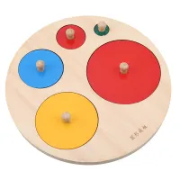 Montessori Wooden Shapes Sorting Puzzle thumbnail 4