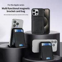 Luxury MagSafe Leather Wallet Case thumbnail 2