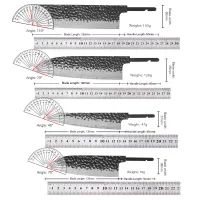 DIY Damascus Steel Chef Knife Blanks thumbnail 6