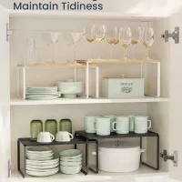 Cabinet Organizer Shelf Set of 2 thumbnail 5