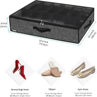 Under Bed Shoe Organizer Box thumbnail 2