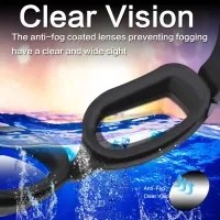 JSJM Professional Anti-Fog Swimming Goggles thumbnail 2