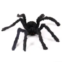 Halloween Big Plush Spider Decor thumbnail 6