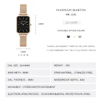 Hannah Martin Ultrathin Rectangle Mesh Watch thumbnail 4