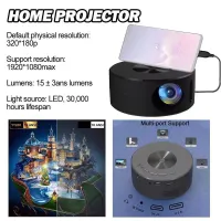 HD 1080P Mini Portable Projector thumbnail 4