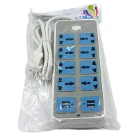 ABAN 8-Outlet Surge Protector Power Strip with 4 USB Ports thumbnail 1