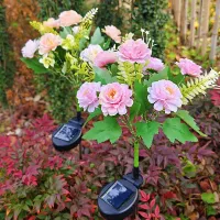 Solar Hibiscus Flower Lights thumbnail 6