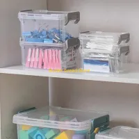 W89C Clear Stackable Storage Bins thumbnail 4