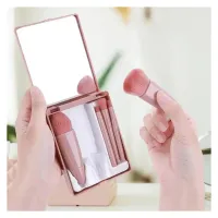 5pc Mini Travel Makeup Brush Set thumbnail 2