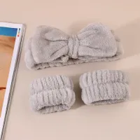 3Pcs Spa Headband & Wristband Set thumbnail 4