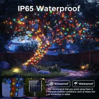 Solar LED String Lights - 8 Modes Waterproof thumbnail 6