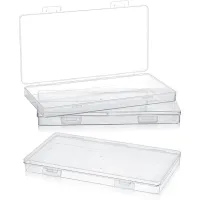 9-Pack Mini Clear Bead Storage Boxes thumbnail 2