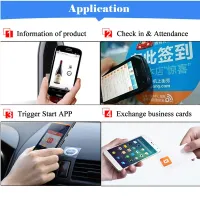 10Pc Anti-Metal NFC Stickers Ntag215 thumbnail 5