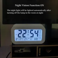 LCD Digital Alarm Clock with Temp thumbnail 2