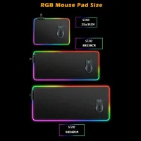 RGB Gaming Mouse Pad - Large LED Desk Mat thumbnail 6