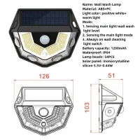 Solar Motion Sensor Wall Lights thumbnail 5