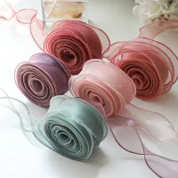 Chiffon Silk Ribbon Rolls - 10 Yards thumbnail 1