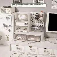 Acrylic Desk Organizer with Drawers thumbnail 6