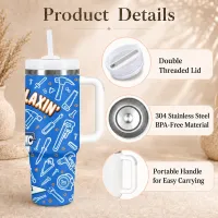Dad Themed Insulated Tumbler 40oz thumbnail 3