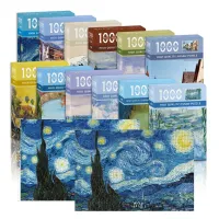 Van Gogh Starry Night 1000 Piece Mini Puzzle thumbnail 6