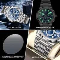 BINBOND Chronograph Watch for Men with Gift Box thumbnail 6