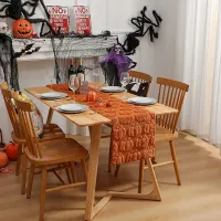 Halloween Pumpkin Ghost Table Runner thumbnail 4