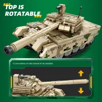 Military Tank Building Blocks Set thumbnail 5
