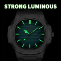 Luxury Square Military Men's Watch thumbnail 5