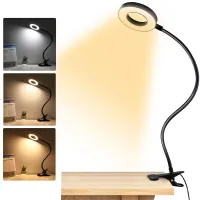 360° LED Clip Desk Reading Lamp thumbnail 1