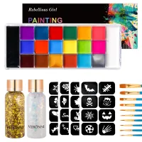 20-Color Face & Body Paint Kit thumbnail 1