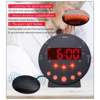 Super Loud Alarm Clock with Bed Shaker thumbnail 5