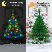 Solar Christmas Tree Lights thumbnail 5
