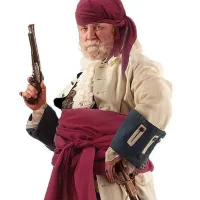 Pirate Cosplay Costume Set Hat & Belt thumbnail 2