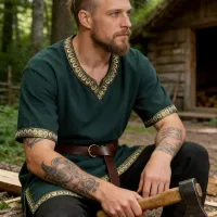Knight Medieval Tunic Costume for Men thumbnail 1