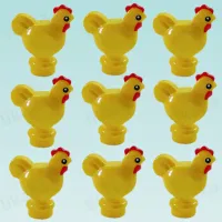 Chicken Mini Building Blocks Set (9 Pieces) thumbnail 5