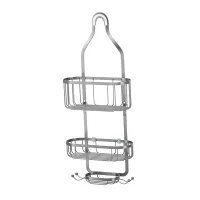 Hanging Shower Caddy Basket with Hooks thumbnail 1