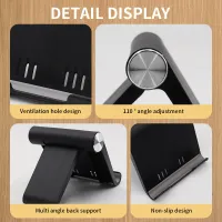 Foldable Adjustable Phone & Tablet Stand thumbnail 6