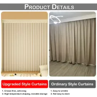 Extra Large Blackout Sliding Door Curtain thumbnail 4