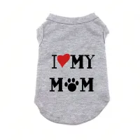 Lovely Pet Print Vest T-Shirt thumbnail 2